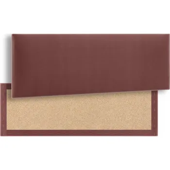 Obraz Čalouněný nástěnný panel obdélník Velur - Starorůžová 70x30 cm