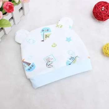 Pokrývka hlavy Dětská čepice s oušky Zoe světle modrá