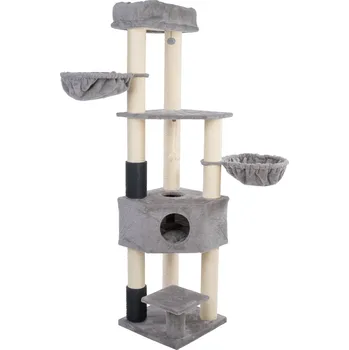 Zooplus Basics škrabadlo XXL 50x50x200cm šedá