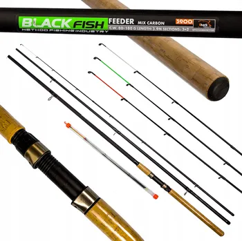 Rybářský prut FEEDEROVÝ PRUT HOKKAIDO BLACK FISH 3,3 M 80-150 G