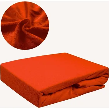 Prostěradlo Tradiční froté napínací Prostěradlo 200x220 Chrpa , silné, Polské