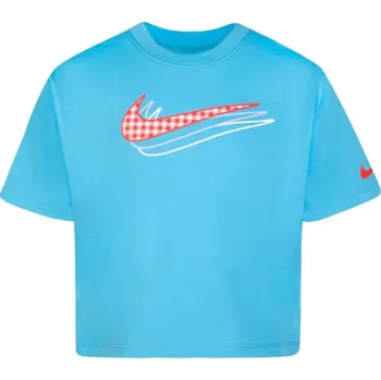 Dívčí tričko Nike Ss Icon Bxy Tee In99 Baltic Blue 6-7 let