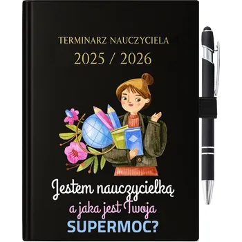 Kalendář Knižkový kalendář pro učitele 2026 A5 černý