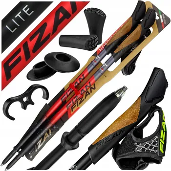 Trekingová hůl Hole na nordic walking Fizan Lite coral 60-132 cm