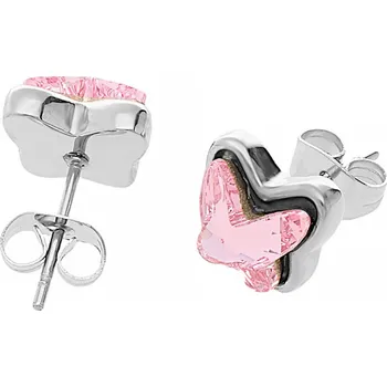 Souprava šperků Nerezové náušnice 6051 - stříbrné barvy - SER.6051