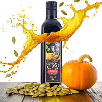 Rostlinný olej Dýňový olej z dýňových semínek, nerafinovaný Kier 250 ml