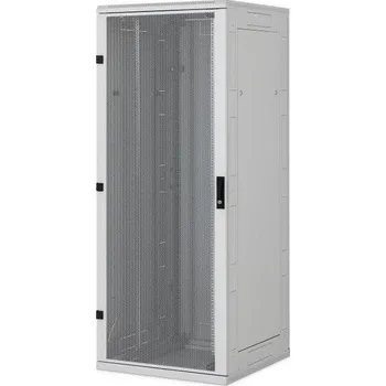 Rozvaděč Triton 19" rozvaděč stojanový 42U/800x800, typ RT, nosnost 1200kg, perforované dveře, RAL7035, šedý