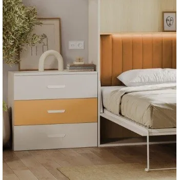 Předsíňová stěna Nábytek PEGAS s.r.o. Komoda LUMIK 3S Kašmír Žlutá