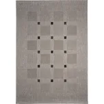 Koberec Devos Kusový FLOORLUX Stříbrný / Černý 20079