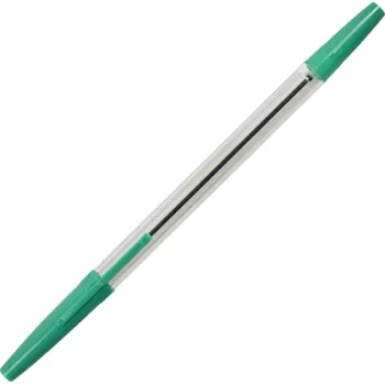 Jednorázová kuličková tužka - zelená