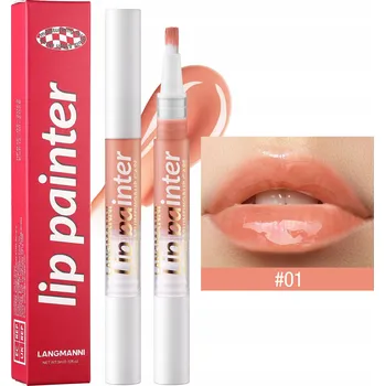 Lesk na rty Otočný Perleťový Lesk na rty Zvětšující objem rtů #1