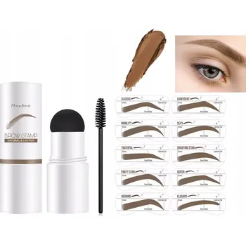 Tužka na obočí RAZÍTKO NA OBOČÍ POMÁDA ŠABLONY světle HNĚDÁ X5