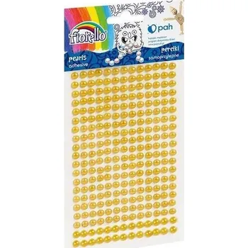 Set školních potřeb Perełki samoprzylepne żółte FIORELLO