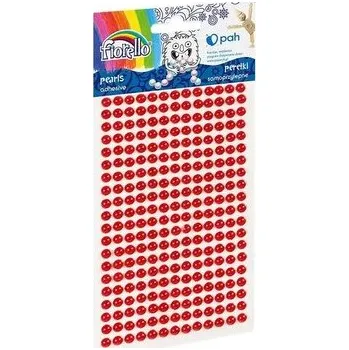 Perełki samoprzylepne czerwone FIORELLO