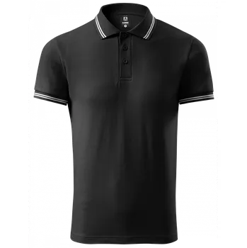 Pánská móda Pánské triko s límečkem ALTISPORT NoPrint NP/ALM912 ČERNÁ L