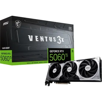 MSI VENTUS 3X GeForce RTX 5060 Ti 16 GB…