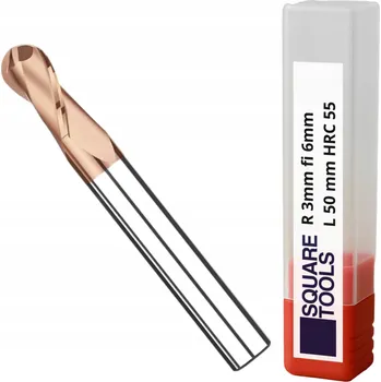 Vrták Stopková fréza (válcová) Square Tools průměr 6 mm délka 100 mm VHM (karbid)