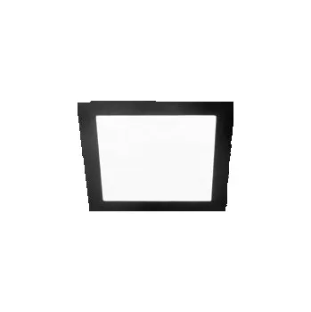 Bodové svítidlo KOHLLIGHTING Zápustné svítidlo DISC SQ 30x30cm černé 24W 4000K 2350lm - KOHL-Lighting KHL K51703.04.RF.BK-BK.OP.ST.8.40