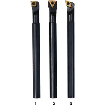 Příslušenstí k soustruhu Vnitřní soustružnické nože HM 10 mm, sada - 3 ks