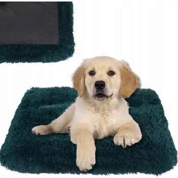 Pelíšek pro psa Pelíšek Shaggy pro psa kočku Potah zelený