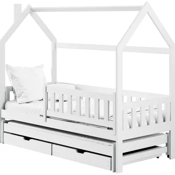 Postel Legno Dětská rozkládací postel Mickey bílá Rozměr (cm): 80x160