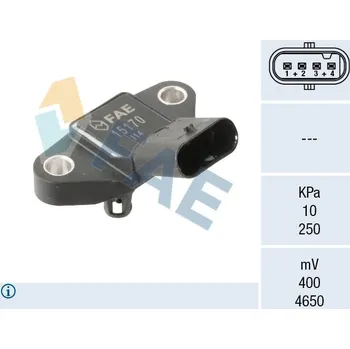 Čidlo automobilu Snímač, plnicí tlak FAE 15170