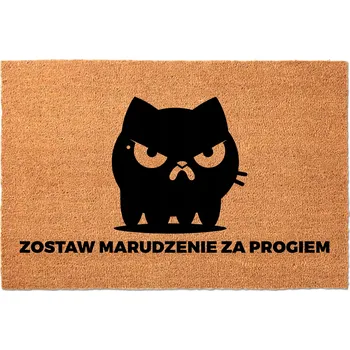 Rohožka VSTUPNÍ ROHOŽKA 40X60 KOKOSOVÁ HIT HUMOR NÁPIS BRBLÁNÍ ZA DVEŘMI