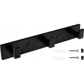 Věšák Šatní ramínko kovový Gockowiak černý