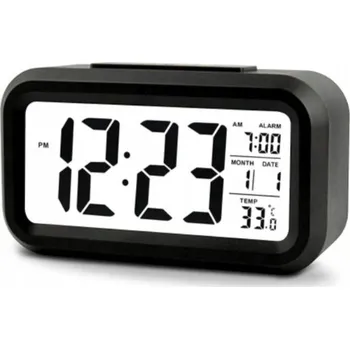 Budík Budík Rossner černý 13,8 cm