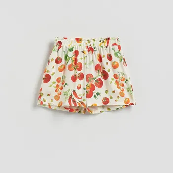 Dámské kraťasy Reserved - Šortky z lyocellu - vícebarevná - 560HV-MLC - 560HV-MLC-M