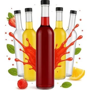 5x LÁHEV FUTURA 500ml NA LIKÉRY ŠROUBOVACÍ VÍČKO GPI