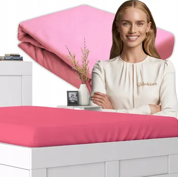 Prostěradlo Prostěradlo JERSEY s Gumou 100x200 Růžové