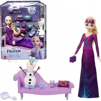 Panenka DISNEY LEDOVÉ KRÁLOVSTVÍ Sada Elsa a Olaf na spaní pro děti od 3 let
