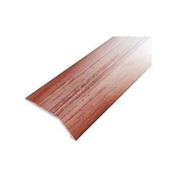 přechodová lišta AC AP3 nájezdová lišta samolepící A, hliník+dýha lak. jatoba, v: 14 mm, d: 0,9 m