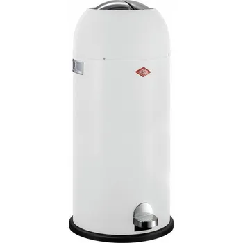 Odpadkový koš WESCO® Kickmaster® Maxi, Volně stojící nádoba, bílá matná