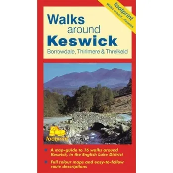 Cestování Walks Around Keswick - Footprint Maps