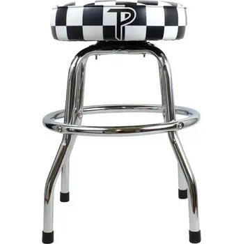 Barová židle Stolička kytarová Perri's Leathers Checkered Bar Stool