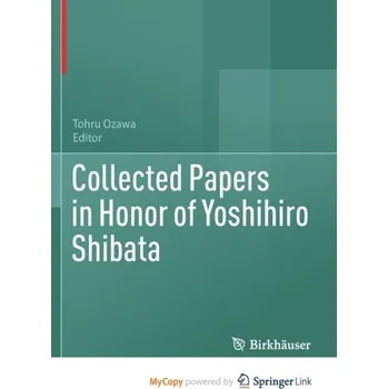 Matematika Collected Papers in Honor of Yoshihiro Shibata