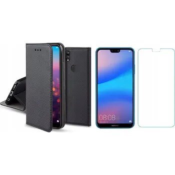 Pouzdro na mobilní telefon Pouzdro s klopou MagnetBook pro Huawei P20 Lite, černé