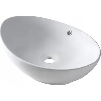 Umyvadlo Umyvadlo na desku oválné Balneo 39 cm bílé