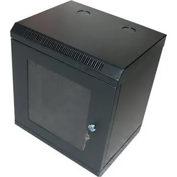 Rozvaděč XtendLan Skříň 10", 9U, 280x350, černý, prosklený