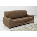 Potah na sedačku elastický, Estivella odolný proti skvrnám, světle hnědý