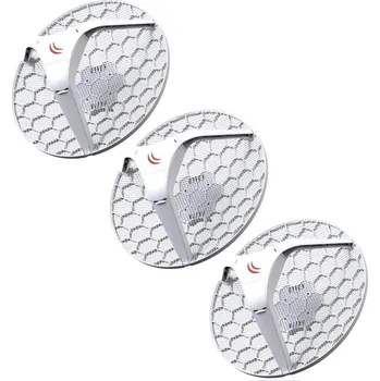 Síťový kabel MikroTik RouterBOARD LHG 5 - outdoor klient, anténa 24,5 dBi, 7°, 802.11a/n, L3 (5GHz) - 3 pack