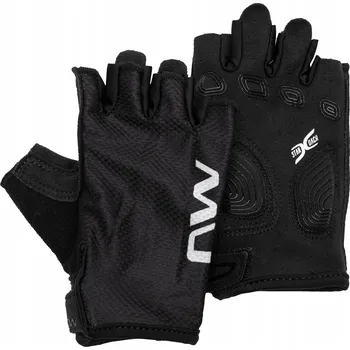 Cyklistické rukavice Dámské cyklistické rukavice Northwave Active Short Finger černé S