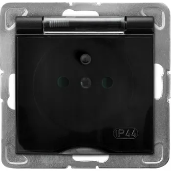 Elektrická zásuvka Hermetická elektrická lišta Ospel černá