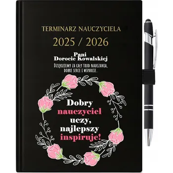 Kalendář Knižkový kalendář pro učitele 2026 A5 černý