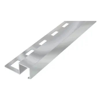 ukončovací lišta AC SP8 ukonč. lišta"Q",pravidelná,hliník elox stříbro lesk,v:12,5mm,d:2,5m