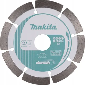 Řezný kotouč DIAMANTOVÝ KOTOUČ DIAMAK NA SUCHO 115 x 22,23 mm MAKITA D-80070