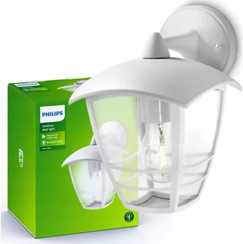 Venkovní osvětlení Venkovní nástěnné svítidlo Philips bílé E27 60 W