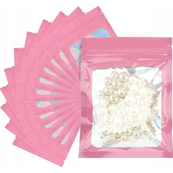 Sáček na potraviny Sáčky Strunové Ozdobné Mini na sladkosti Dárky Růžové 10x15cm